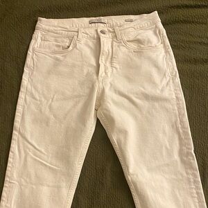Mango Tom Tapered slim cropped jeans Sz 30